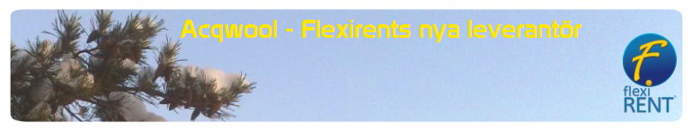 Acqwool - Flexirents nya leverantr